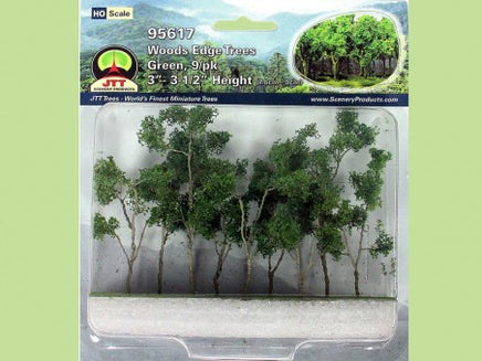 HO Scale JTT - Woods Edge Trees Green - 95617