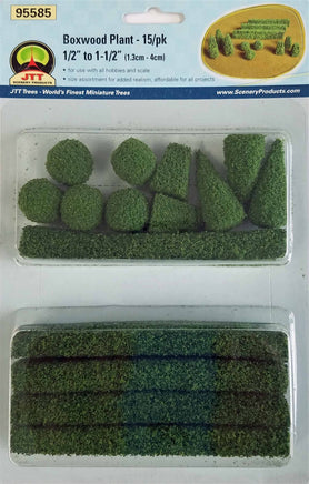 O Scale JTT - Boxwood Plants - 95585