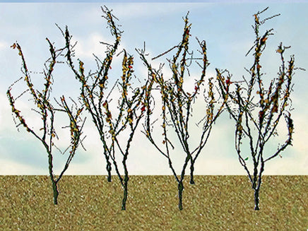 JTT - Foliage Branch: 1.5" - 3" Dry Leaves 60pcs - 95522