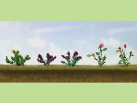HO Scale JTT - Assorted Flower Plants 1 - 95557