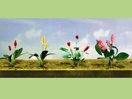 HO Scale JTT - Assorted Flower Plants 3 - 95561