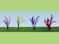 HO Scale JTT - Flower Bushes 1/2" to 3/4" 40/pk - 95545