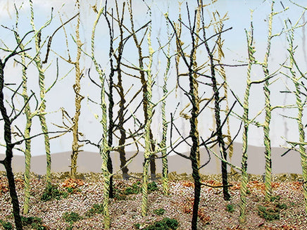 HO Scale JTT - Woods Edge Trees Bare - 95629
