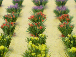HO Scale JTT - Detachable Flower Bushes - 95581