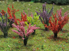 HO Scale JTT - Flower Bushes 1/2" to 3/4" 40/pk - 95545