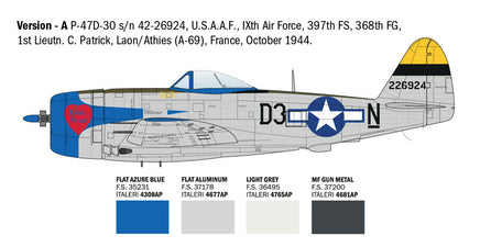 1/48 Italeri P-47D Thunderbolt 2835