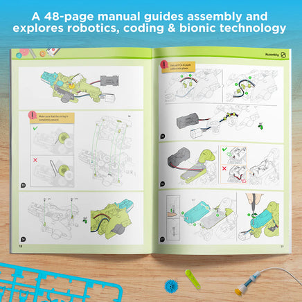 Thames & Kosmos Coding Chameleon Robotic Pet STEM Experiment Kit 620507