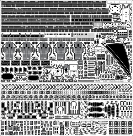 1/350 Pontos Model HMS Dreadnought Detail Up Set 35002F1