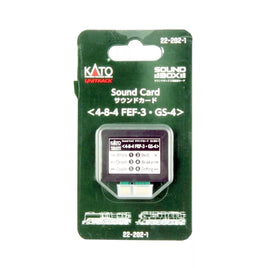 N Kato Sound Card 4-8-4 FEF-3/GS-4 - 222021