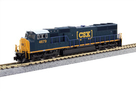 N Kato EMD SD70M Flat Radiator CSX with Pre-Installed DCC 1767616D