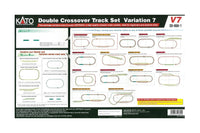 N Kato V7 Electric Double Track Crossing 208661 - MPM Hobbies