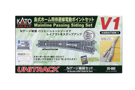 N Kato V1 Mainline Passing Siding Set 20860
