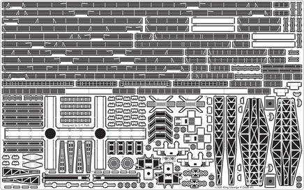 1/350 Pontos Model HMS Duke of York 1943 Detail Up Set 35014F1