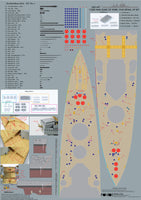 1/350 Pontos Model HMS Duke of York 1943 Detail Up Set 35014F1