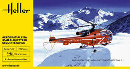 1/72 Heller SA 316B Alouette III Sécurité Civile