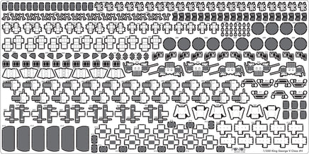 1/350 Pontos Model HMS King George V 1941 Detail Up Set 35013F1