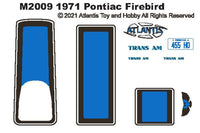 1/32 Atlantis Models 1971 Pontiac Firebird  - 2009