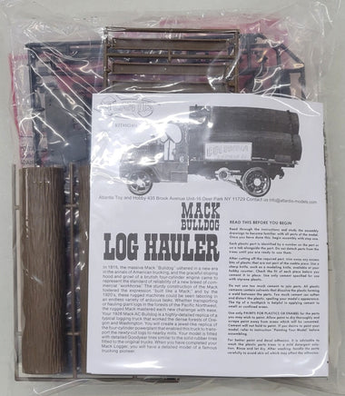 1/24 Atlantis Models 1926 MACK AC Bulldog Logging Truck - 2401