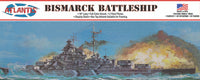 1/618  Atlantis Models Bismarck Battleship  - 3008