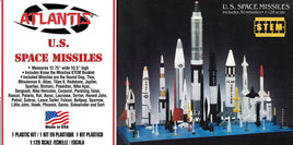 1/128 Atlantis Models U.S. Space Missile Set 36 Missiles Included STEM - 6871