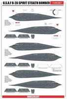 1/72 ModelCollect USAF B-2A Spirit Stealth Bomber with Mop GBU-57 - 72206