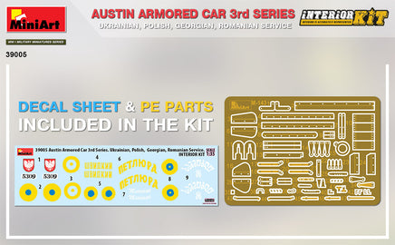 1/35 Mini Art - Austin Armored Car w/Interior - 39005