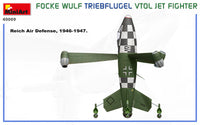 1/35 Mini Art - Focke Wulf Triebflugel VTOL Jet Fighter - 40009
