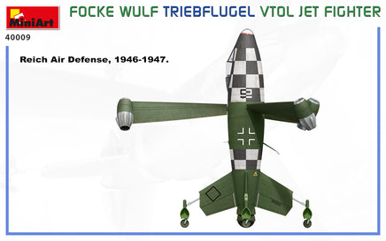 1/35 Mini Art - Focke Wulf Triebflugel VTOL Jet Fighter - 40009