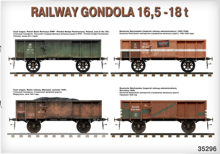 1/35 Mini Art - Railway Gondola 16.5-18T - 35296