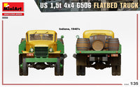 1/35 Mini Art - U.S. 1.5T 4×4 G506 Flatbed Truck - 38056