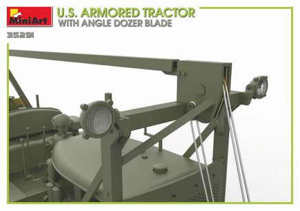 1/35 Mini Art - U.S. Armored Tractor with Angle Dozer Blade - 35291