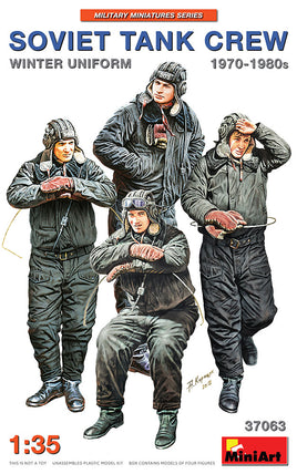 1/35 Mini Art - Soviet Tank Crew 1970-1980's Winter Uniform - 37063