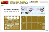 1/35 Mini Art - StuG III Ausf. G Dec. 1944 - 35357 - MPM Hobbies