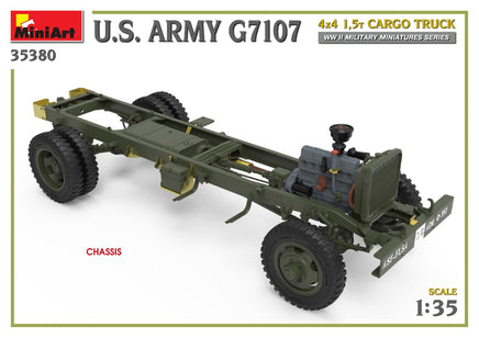 1/35 Mini Art - U.S. Army G7107 4x4 1.5T Cargo Truck - 35380