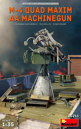 1/35 Mini Art - M-4 Quad Maxim AA Machine Gun - 35211 - MPM Hobbies