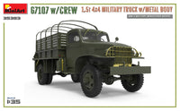 1/35 Mini Art - G7107 w/Crew 1.5T 4x4 Cargo Truck w/Metal Body - 35383