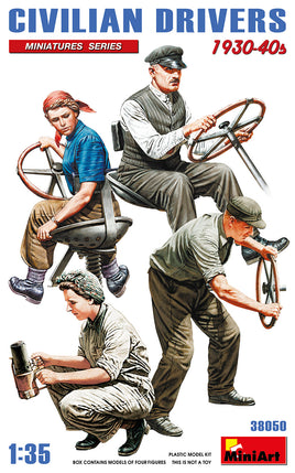 1/35 Mini Art - Civilian Drivers 1930-40s - 38050