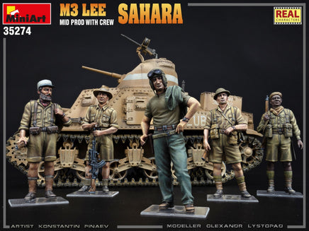 1/35 Mini Art - M3 Lee Mid Prod. Sahara with Crew - 35274