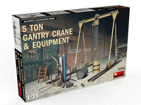 1/35 Mini Art - 5 Ton Gantry Crane & Equipment - 35589