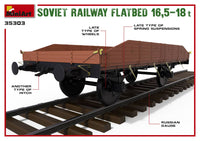 1/35 Mini Art - Soviet Railway Flatbed 16.5-18T - 35303