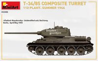 1/35 Mini Art - T-34/85 Composite Turret 112 Plant Summer 1944 - 35306