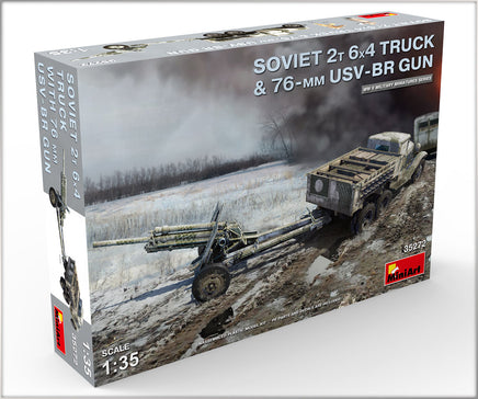 1/35 Mini Art - Soviet 2T 6x4 Truck & 76-mm USV-BR Gun - 35272