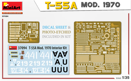 1/35 Mini Art -  T-55A Mod 1970 Interior Kit - 37094