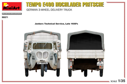 1/35 Mini Art - Tempo E400 Hochlader Pritsche - 35371