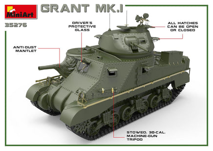 1/35 Mini Art - Grant Mk.I Tank - 35276