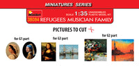 1/35 Mini Art - Refugees Musician Family - 38084