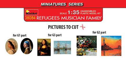 1/35 Mini Art - Refugees Musician Family - 38084