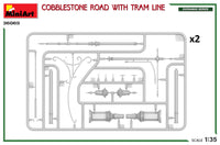 1/35 Mini Art - Cobblestone Road with Tram Line - 36065