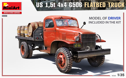 1/35 Mini Art - U.S. 1.5T 4×4 G506 Flatbed Truck - 38056