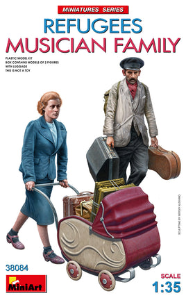 1/35 Mini Art - Refugees Musician Family - 38084